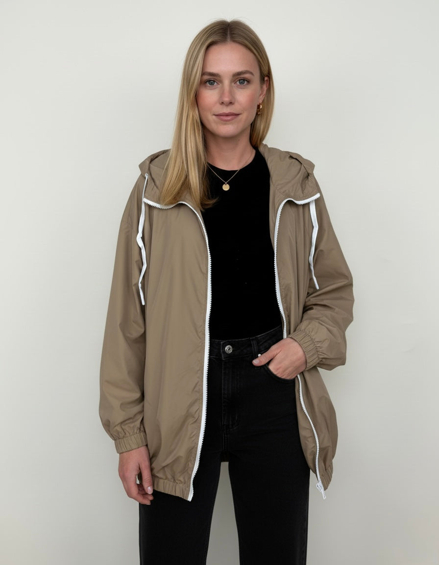 WATERPROOF HOODED JACKET