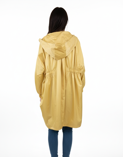 SATIN PARKA WITH HOOD