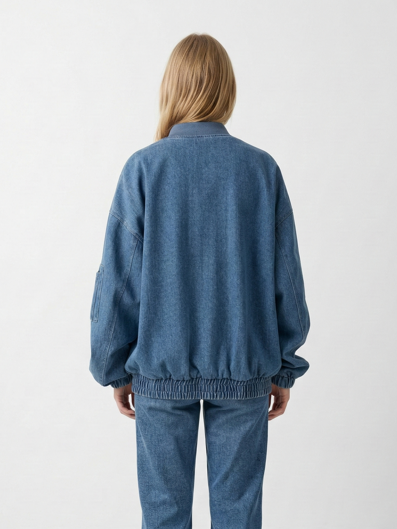 BLOUSON BOMBER EN JEAN