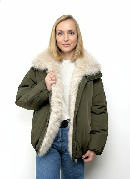 BLOUSON AVEC INTERIEUR EN FAUSSE FOURRURE