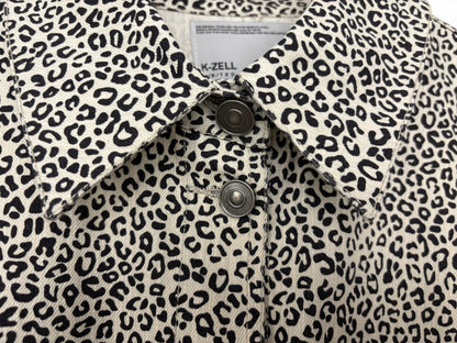 LEOPARD PRINT DENIM JACKET