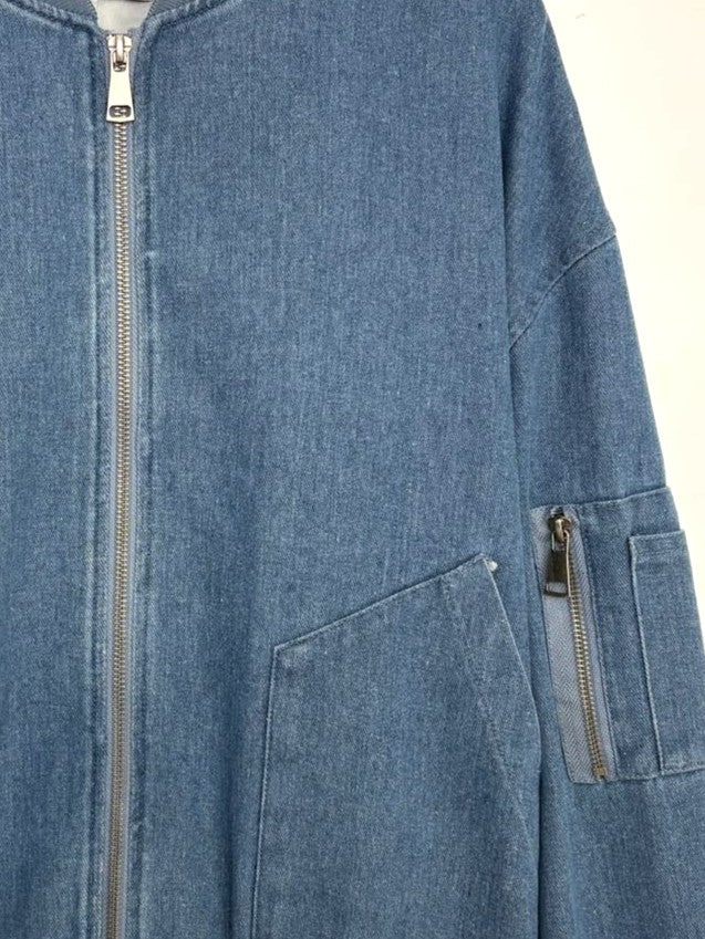 DENIM BOMBER JACKET – K-ZELL PARIS