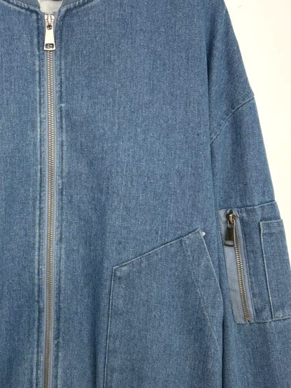 BLOUSON BOMBER EN JEAN
