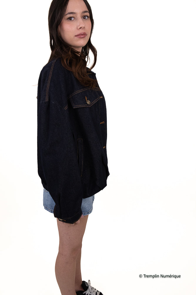 VESTE OVERSIZE EN JEAN