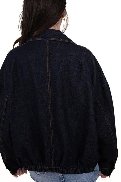 VESTE OVERSIZE EN JEAN